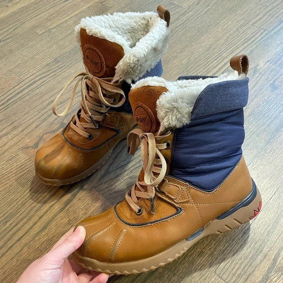 Pajar Canada Waterproof Leather boots color block size EU 38 US 7-7.5 main image 12